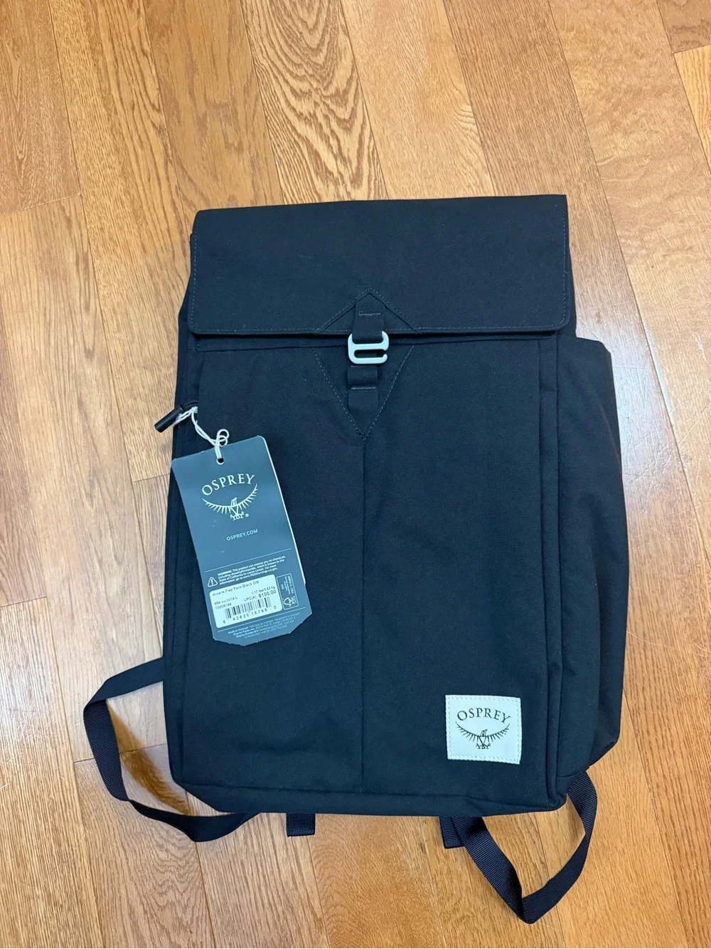 Brand New OSPREY Arcane Flap Pack Backpack Black 14L